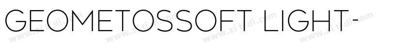 GeometosSoft Light字体转换